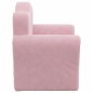 vidaXL Kindersofa Rosa Weich Plüsch vidaXL Kindersofa Rosa Weich Plüsch