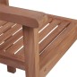 Gartenstühle 2 Stk. mit Anthrazit Kissen Massivholz Teak Gartenstühle 2 Stk. mit Anthrazit Kissen Massivholz Teak