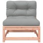 vidaXL Gartensofa ohne Armlehnen mit Kissen und Hocker vidaXL Gartensofa ohne Armlehnen mit Kissen und Hocker