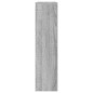 vidaXL Schuhschrank mit Spiegel 2 Fächer Grau Sonoma 63x17x67 cm vidaXL Schuhschrank mit Spiegel 2 Fächer Grau Sonoma 63x17x67 cm