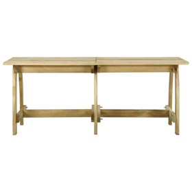 vidaXL Gartentisch 220x74x75 cm Imprägniertes Kiefernholz 