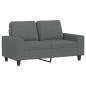 vidaXL 2-tlg. Sofagarnitur Dunkelgrau Stoff vidaXL 2-tlg. Sofagarnitur Dunkelgrau Stoff