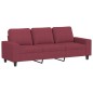 vidaXL 2-tlg. Sofagarnitur Weinrot Stoff vidaXL 2-tlg. Sofagarnitur Weinrot Stoff
