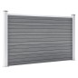 vidaXL Gartenzaun WPC 699x106 cm Grau vidaXL Gartenzaun WPC 699x106 cm Grau