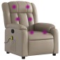 vidaXL Massagesessel Cappuccino-Braun Kunstleder vidaXL Massagesessel Cappuccino-Braun Kunstleder