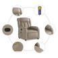 vidaXL Massagesessel Cappuccino-Braun Kunstleder vidaXL Massagesessel Cappuccino-Braun Kunstleder