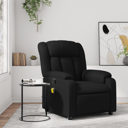 vidaXL Massagesessel Schwarz Kunstleder