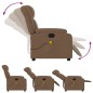 vidaXL Massagesessel Braun Stoff vidaXL Massagesessel Braun Stoff