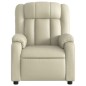 vidaXL Relaxsessel Elektrisch Creme Kunstleder vidaXL Relaxsessel Elektrisch Creme Kunstleder