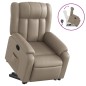 vidaXL Relaxsessel mit Aufstehhilfe Cappuccino-Braun Kunstleder vidaXL Relaxsessel mit Aufstehhilfe Cappuccino-Braun Kunstleder