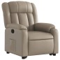vidaXL Relaxsessel mit Aufstehhilfe Cappuccino-Braun Kunstleder vidaXL Relaxsessel mit Aufstehhilfe Cappuccino-Braun Kunstleder