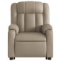 vidaXL Relaxsessel mit Aufstehhilfe Cappuccino-Braun Kunstleder vidaXL Relaxsessel mit Aufstehhilfe Cappuccino-Braun Kunstleder