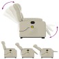 vidaXL Massagesessel mit Aufstehhilfe Creme Kunstleder vidaXL Massagesessel mit Aufstehhilfe Creme Kunstleder