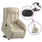 vidaXL Relaxsessel mit Aufstehhilfe Elektrisch Creme Kunstleder vidaXL Relaxsessel mit Aufstehhilfe Elektrisch Creme Kunstleder