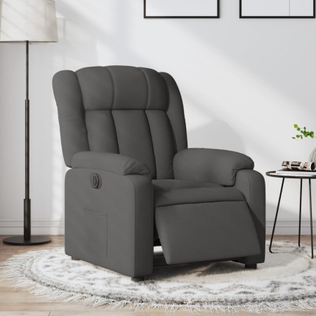 vidaXL Relaxsessel Elektrisch Dunkelgrau Stoff