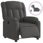 vidaXL Relaxsessel Elektrisch Dunkelgrau Stoff vidaXL Relaxsessel Elektrisch Dunkelgrau Stoff