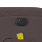 vidaXL Massagesessel Elektrisch Dunkelbraun Stoff vidaXL Massagesessel Elektrisch Dunkelbraun Stoff