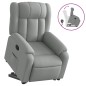 vidaXL Relaxsessel mit Aufstehhilfe Hellgrau Stoff vidaXL Relaxsessel mit Aufstehhilfe Hellgrau Stoff