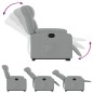 vidaXL Relaxsessel mit Aufstehhilfe Hellgrau Stoff vidaXL Relaxsessel mit Aufstehhilfe Hellgrau Stoff