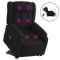 vidaXL Elektrischer Massagesessel mit Aufstehhilfe Schwarz Stoff vidaXL Elektrischer Massagesessel mit Aufstehhilfe Schwarz Stoff