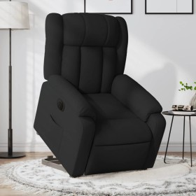 vidaXL Relaxsessel mit Aufstehhilfe Elektrisch Schwarz Stoff