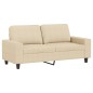 vidaXL 2-Sitzer-Sofa Creme 140 cm Stoff vidaXL 2-Sitzer-Sofa Creme 140 cm Stoff