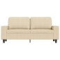vidaXL 2-Sitzer-Sofa Creme 140 cm Stoff vidaXL 2-Sitzer-Sofa Creme 140 cm Stoff