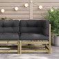vidaXL Garten-Ecksofa mit Kissen Kiefernholz Imprägniert vidaXL Garten-Ecksofa mit Kissen Kiefernholz Imprägniert