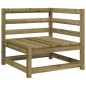 vidaXL Garten-Ecksofa mit Kissen Kiefernholz Imprägniert vidaXL Garten-Ecksofa mit Kissen Kiefernholz Imprägniert