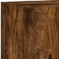 vidaXL 4-tlg. Wohnwand mit LED-Beleuchtung Räuchereiche Holzwerkstoff vidaXL 4-tlg. Wohnwand mit LED-Beleuchtung Räuchereiche Holzwerkstoff