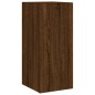vidaXL 4-tlg. Wohnwand mit LED-Beleuchtung Braun Eiche Holzwerkstoff vidaXL 4-tlg. Wohnwand mit LED-Beleuchtung Braun Eiche Holzwerkstoff