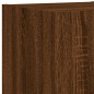 vidaXL 4-tlg. Wohnwand mit LED-Beleuchtung Braun Eiche Holzwerkstoff vidaXL 4-tlg. Wohnwand mit LED-Beleuchtung Braun Eiche Holzwerkstoff