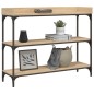 vidaXL Konsolentisch mit Ablagen Sonoma-Eiche 100x30x80 cm vidaXL Konsolentisch mit Ablagen Sonoma-Eiche 100x30x80 cm