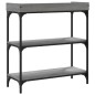 vidaXL Konsolentisch mit Ablagen Grau Sonoma 75x30x80 cm vidaXL Konsolentisch mit Ablagen Grau Sonoma 75x30x80 cm