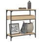 vidaXL Konsolentisch mit Ablage Sonoma-Eiche 75x29x75cm Holzwerkstoff vidaXL Konsolentisch mit Ablage Sonoma-Eiche 75x29x75cm Holzwerkstoff