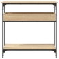 vidaXL Konsolentisch mit Ablage Sonoma-Eiche 75x29x75cm Holzwerkstoff vidaXL Konsolentisch mit Ablage Sonoma-Eiche 75x29x75cm Holzwerkstoff