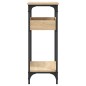 vidaXL Konsolentisch mit Ablage Sonoma-Eiche 75x29x75cm Holzwerkstoff vidaXL Konsolentisch mit Ablage Sonoma-Eiche 75x29x75cm Holzwerkstoff