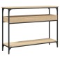 vidaXL Konsolentisch mit Ablage Sonoma-Eiche 100x29x75cm Holzwerkstoff vidaXL Konsolentisch mit Ablage Sonoma-Eiche 100x29x75cm Holzwerkstoff