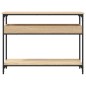 vidaXL Konsolentisch mit Ablage Sonoma-Eiche 100x29x75cm Holzwerkstoff vidaXL Konsolentisch mit Ablage Sonoma-Eiche 100x29x75cm Holzwerkstoff