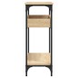 vidaXL Konsolentisch mit Ablage Sonoma-Eiche 100x29x75cm Holzwerkstoff vidaXL Konsolentisch mit Ablage Sonoma-Eiche 100x29x75cm Holzwerkstoff