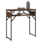 vidaXL Konsolentisch mit Ablage Braun Eichen-Optik 75x30x75cm vidaXL Konsolentisch mit Ablage Braun Eichen-Optik 75x30x75cm