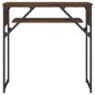 vidaXL Konsolentisch mit Ablage Braun Eichen-Optik 75x30x75cm vidaXL Konsolentisch mit Ablage Braun Eichen-Optik 75x30x75cm