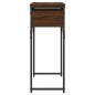 vidaXL Konsolentisch mit Ablage Braun Eichen-Optik 75x30x75cm vidaXL Konsolentisch mit Ablage Braun Eichen-Optik 75x30x75cm