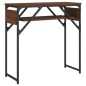 vidaXL Konsolentisch mit Ablage Braun Eichen-Optik 75x30x75cm vidaXL Konsolentisch mit Ablage Braun Eichen-Optik 75x30x75cm