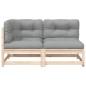vidaXL Gartensofa mit Kissen 2-Sitzer Massivholz Kiefer vidaXL Gartensofa mit Kissen 2-Sitzer Massivholz Kiefer