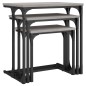 vidaXL Satztische 3 Stk. Grau Sonoma Holzwerkstoff vidaXL Satztische 3 Stk. Grau Sonoma Holzwerkstoff