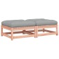 vidaXL Gartenhocker mit Kissen 2 Stk. Massivholz Douglasie vidaXL Gartenhocker mit Kissen 2 Stk. Massivholz Douglasie