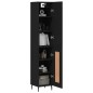 Highboard Schwarz 34,5x34x180 cm Holzwerkstoff Highboard Schwarz 34,5x34x180 cm Holzwerkstoff