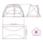 vidaXL Strandzelt Grau 274x178x170/148 cm 185T Polyester vidaXL Strandzelt Grau 274x178x170/148 cm 185T Polyester