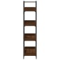 vidaXL Bücherregal 4 Böden Braun Eiche-Optik 100x33x145,5 cm vidaXL Bücherregal 4 Böden Braun Eiche-Optik 100x33x145,5 cm